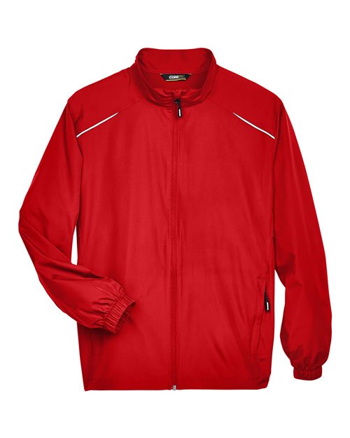 CORE365 88183 Men's Techno Lite Motivate Unlined Lightweight Jacket in Classic Red