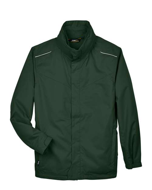 CORE365 88205 Men's Region 3-in-1 Jacket with Fleece Liner in Forest