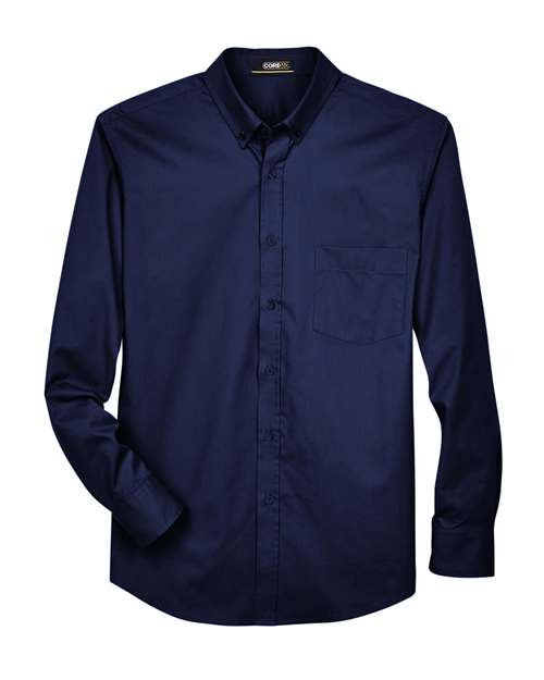 CORE365 88193 Men's Operate Twill Dress Shirt in Classic Navy