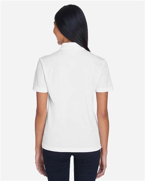 CORE365 78181P Women's Origin Performance Piqué Polo with Pocket in White