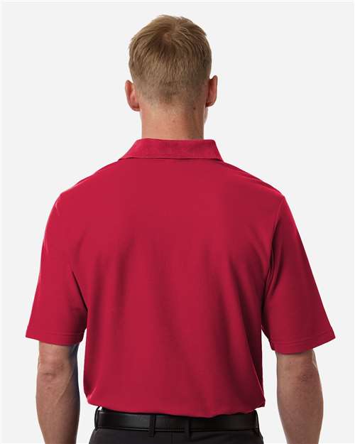 CORE365 CE106T Men's Tall Resolve CVC Performance Pique Polo in Classic Red