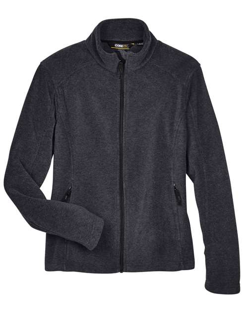 CORE365 78190 Women's Journey Fleece Jacket in Heather Charcoal