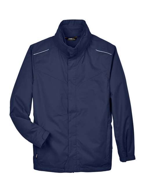 CORE365 88205T Men's Tall Region 3-in-1 Jacket with Fleece Liner in Classic Navy