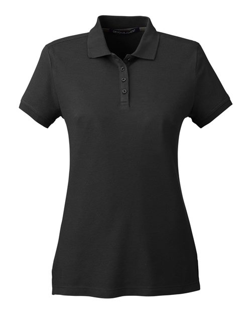 Devon & Jones DG100W Women's New Classics Performance Polo in Black