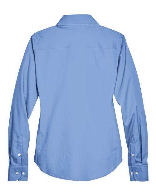 Devon & Jones D630W Women's Crown Collection Oxford Woven Dress Shirt in Light Blue