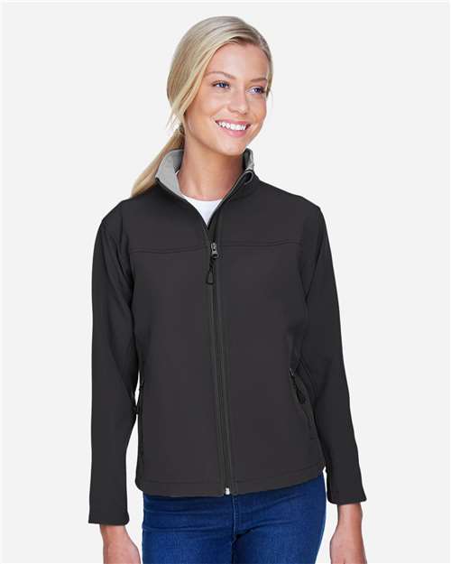 Devon & Jones D995W Women's Soft Shell Jacket in Black