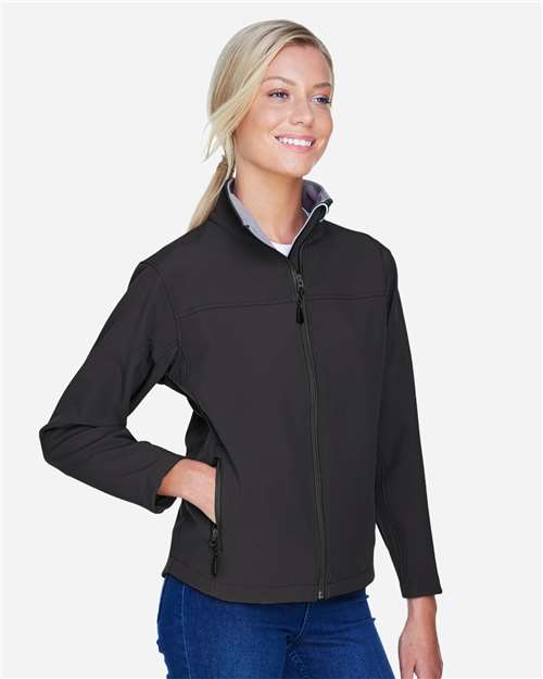 Devon & Jones D995W Women's Soft Shell Jacket in Black