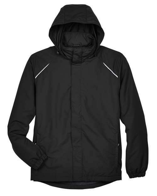 CORE365 88224T Men's Tall Profile Fleece-Lined All-Season Jacket in Black
