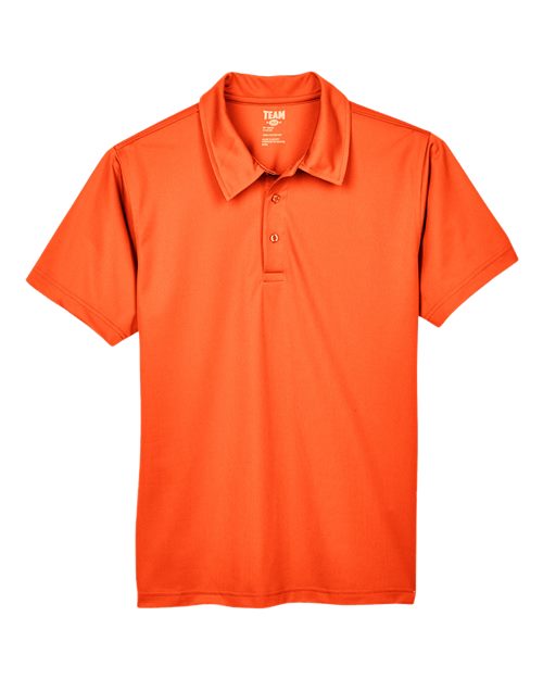 Team 365 TT21 Men's Command Snag Protection Polo in Sport Orange