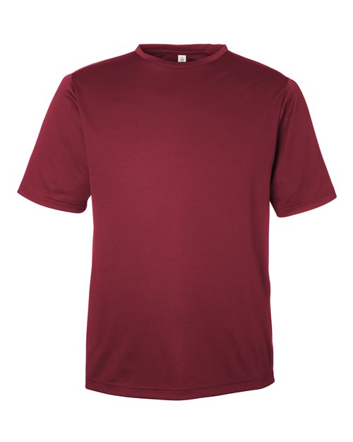 Team 365 TT15 Men's Zone Performance Mesh T-Shirt in Sport Maroon