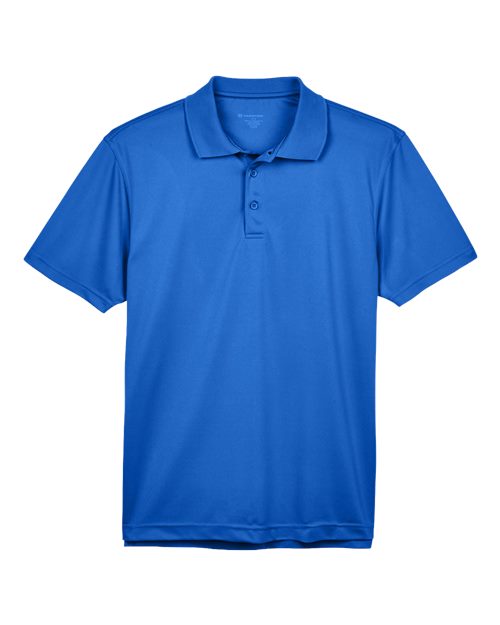 Harriton M315 Men's Polyester Jersey Polo in True Royal