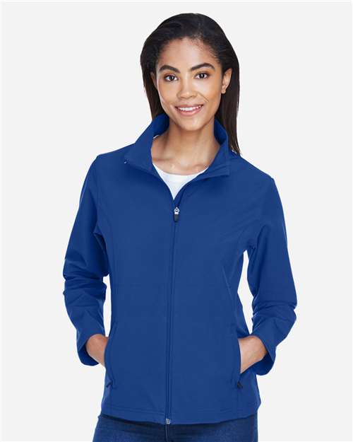 Team 365 TT80W Women's Leader Soft Shell Jacket in Sport Royal