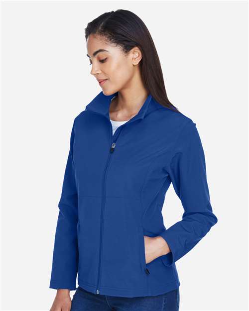 Team 365 TT80W Women's Leader Soft Shell Jacket in Sport Royal