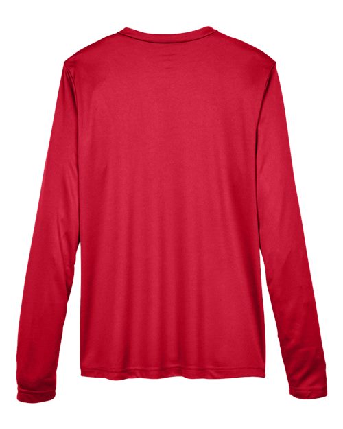 Team 365 TT11WL Women's Zone Performance Long Sleeve T-Shirt in Sport Red