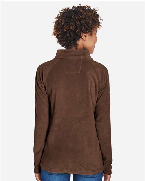 Team 365 TT90W Women's Campus Microfleece Jacket in Sport Dark Brown