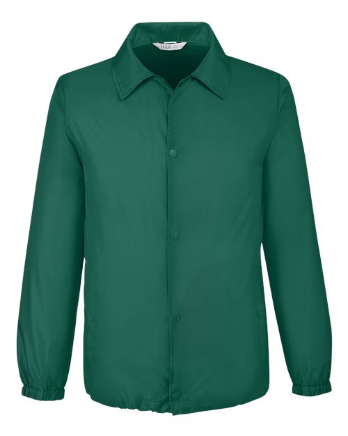 Team 365 TT75 Unisex Zone Protect Coaches Jacket in Sport Forest