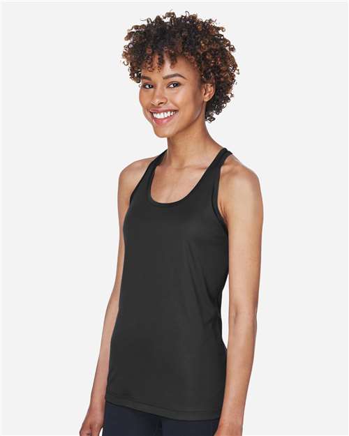 Team 365 TT11WRC Women's Zone Performance Racerback Tank in Black