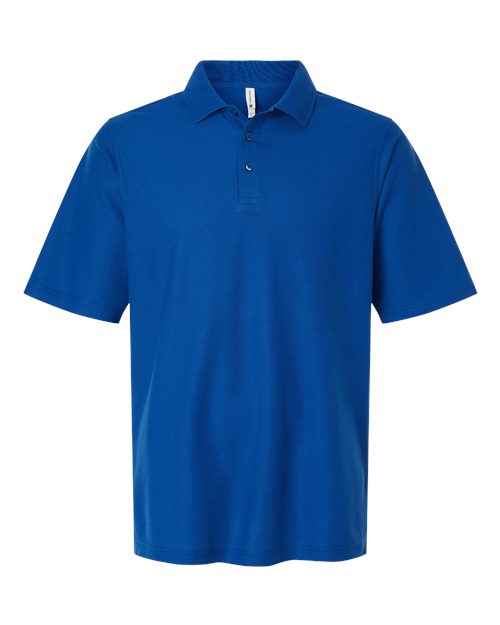 Harriton M105T Men's Tall Maverick CVC Pique Polo in True Royal