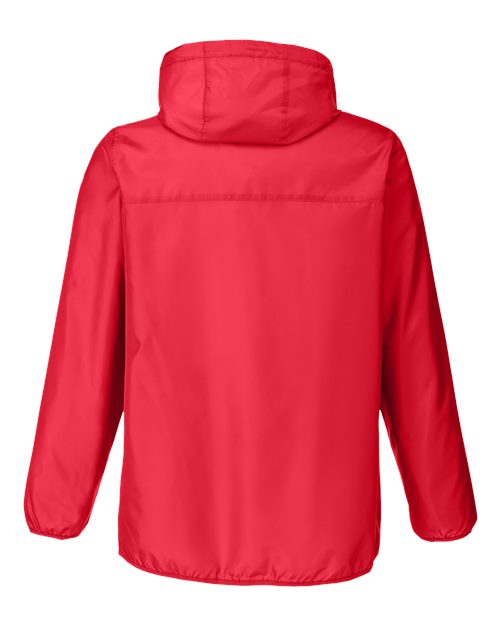 Team 365 TT77 Unisex Zone Protect Packable Anorak Jacket in Sport Red