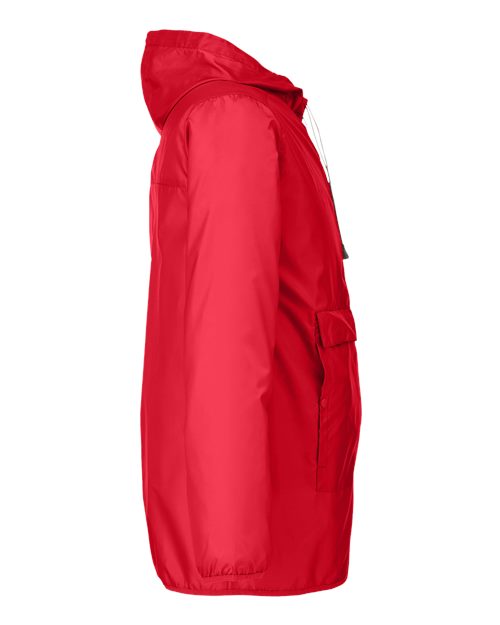 Team 365 TT77 Unisex Zone Protect Packable Anorak Jacket in Sport Red