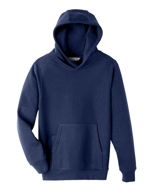 Team 365 TT96Y Youth Zone HydroSport Heavyweight Hooded Sweatshirt in Sport Dark Navy
