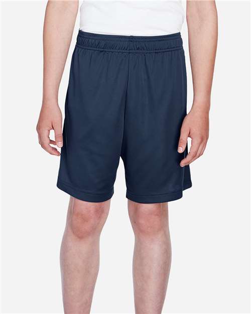 Team 365 TT11SHY Youth Zone Performance Shorts in Sport Dark Navy