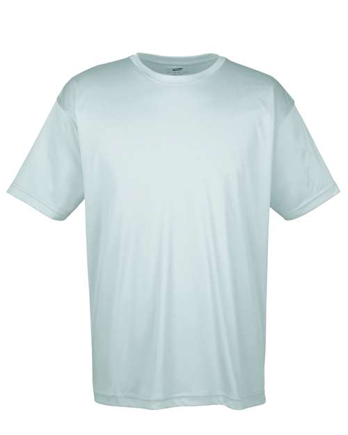 UltraClub 8420 Men's Cool & Dry Sport Performance Interlock T-Shirt in Grey