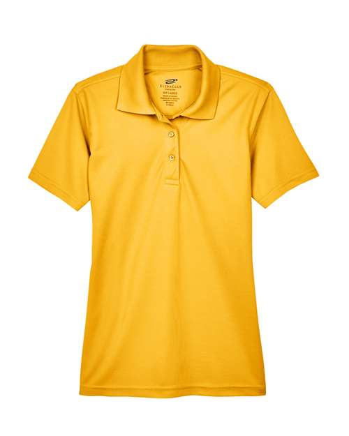 UltraClub 8210L Women's Cool & Dry Mesh Piqué Polo in Gold