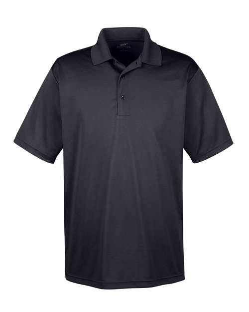 UltraClub 8610 Men's Cool & Dry 8-Star Elite Performance Interlock Polo in Black