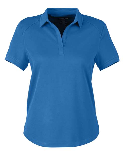North End NE112W Women's Express Tech Performance Polo in Light Nautical Blue