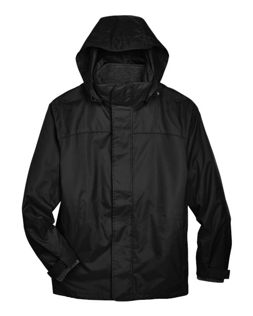 North End 88130 Men's 3-in-1 Insulated Jacket in Black