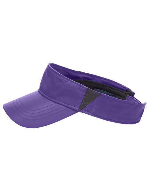 CORE365 CE002 Drive Performance Visor in Campus Purple/ Carbon