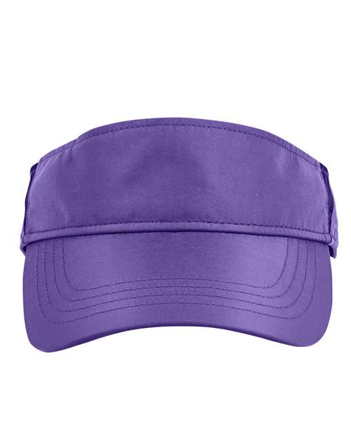 CORE365 CE002 Drive Performance Visor in Campus Purple/ Carbon