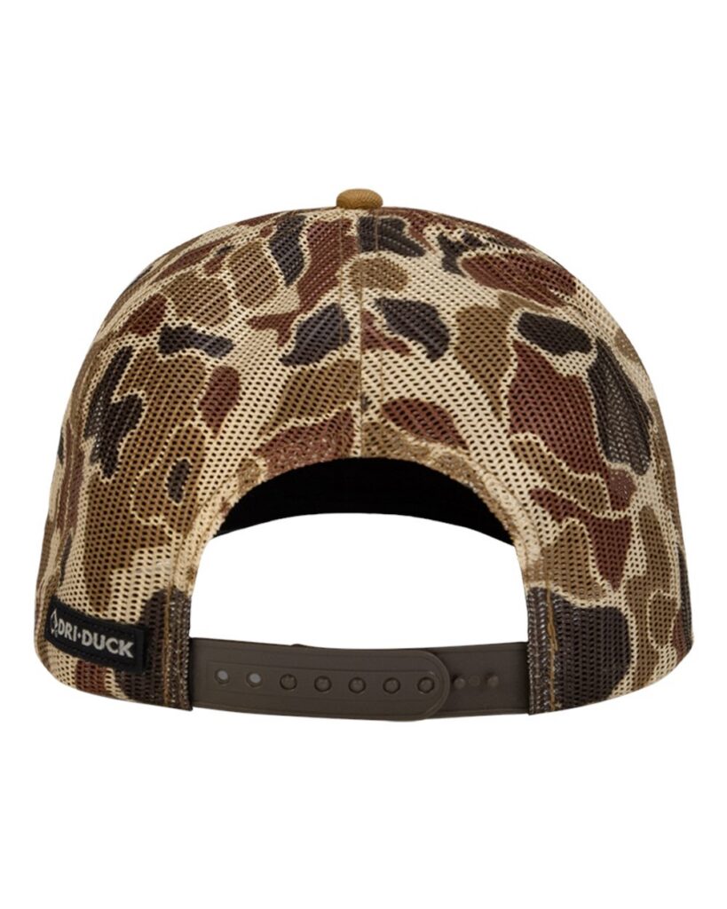 DRI DUCK 3054 Ridgewood Cap in Saddle/ Duck Camo