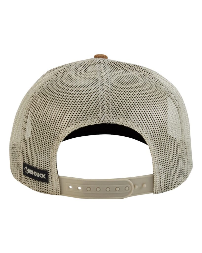 DRI DUCK 3091 Ridge Trucker Cap in Saddle/ Duck Camo