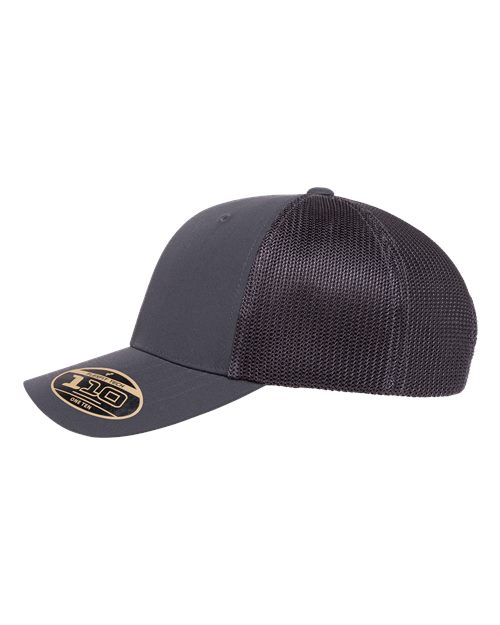 Flexfit 110R 110 Recycled Mesh Cap in Charcoal