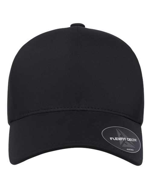 Flexfit 180AP Delta Snapback Perforated Cap in Black