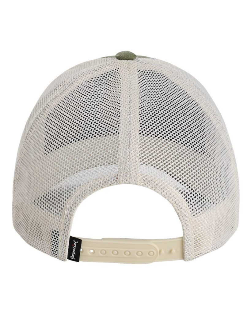 Imperial X240M The Gambit Mesh Back Cap in Olive Green/ Stone