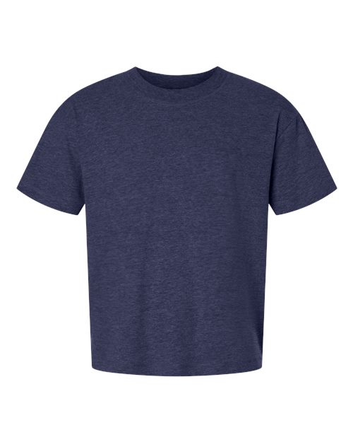 LAT 3520 Unisex Boxy Jersey Tee in Vintage True Navy
