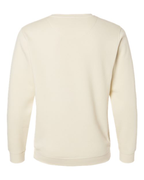 LAT 6925 Unisex Elevated Fleece Crewneck Sweatshirt in Natural