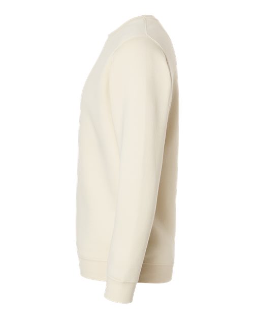 LAT 6925 Unisex Elevated Fleece Crewneck Sweatshirt in Natural