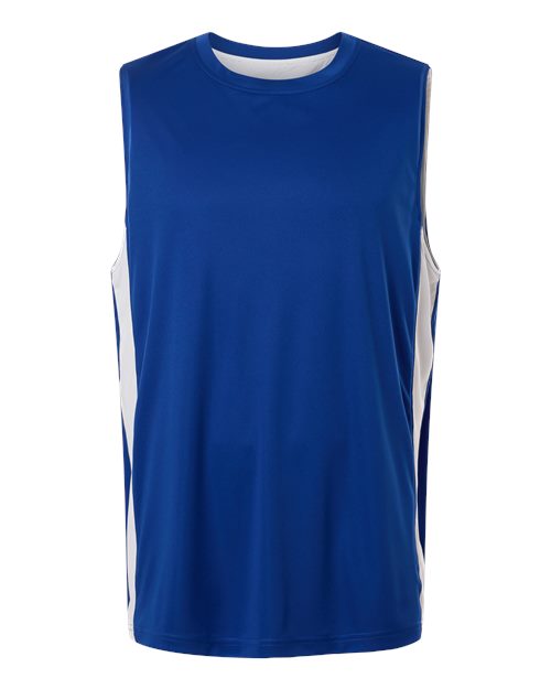 Team 365 TT115 Unisex Zone Performance Reversible Jersey in Sport Royal/ White