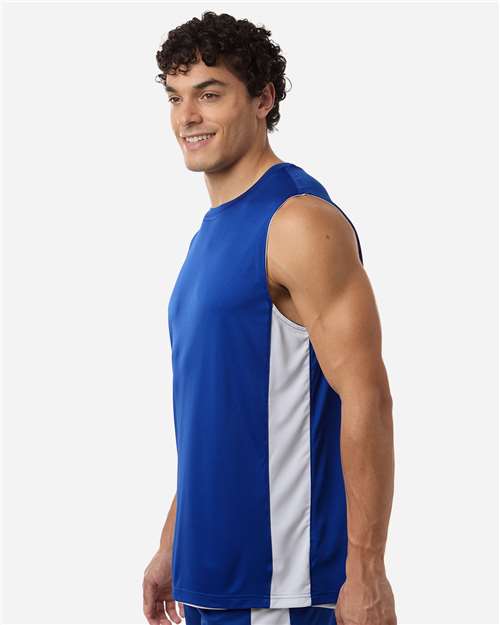 Team 365 TT115 Unisex Zone Performance Reversible Jersey in Sport Royal/ White