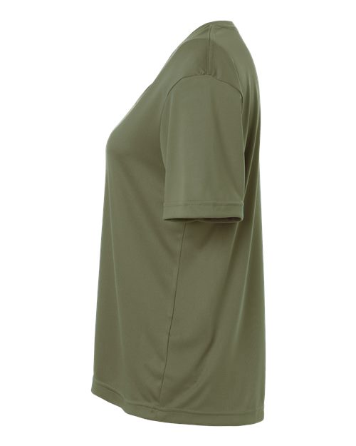 CORE365 CE10W Women's Capital Performance T-Shirt in Military Green