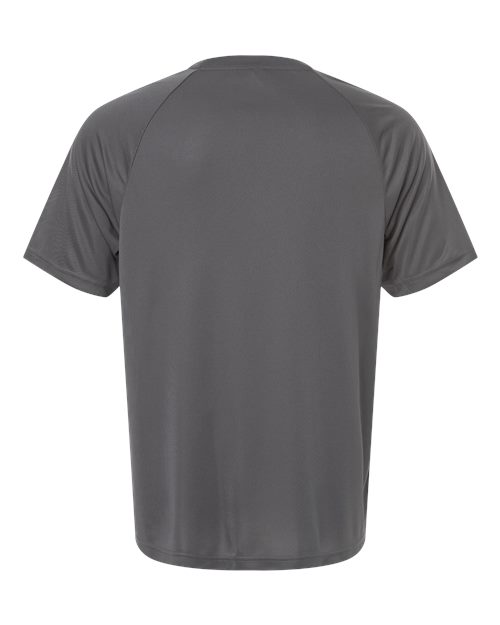 Team 365 TT11HN Men's Zone Performance Henley in Sport Graphite