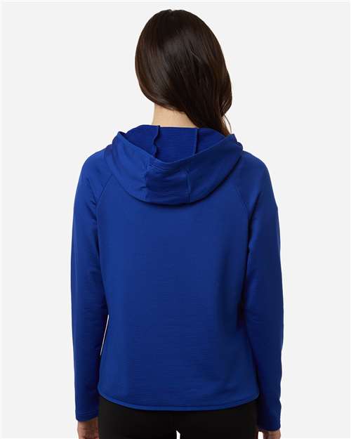 Team 365 TT200W Women's Qualify Quarter-Zip Hooded Pullover in Sport Royal