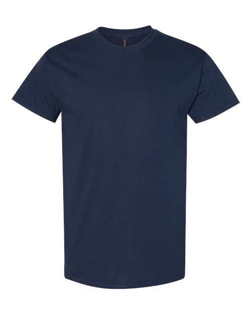 Gildan 50PLSMA Unisex Heavy Cotton Plasma Print T-Shirt in Navy