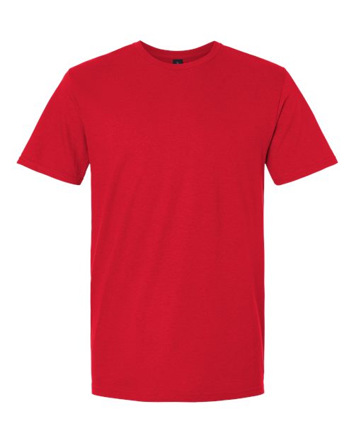 Gildan 64PLSMA Unisex Softstyle Plasma Print T-Shirt in Red