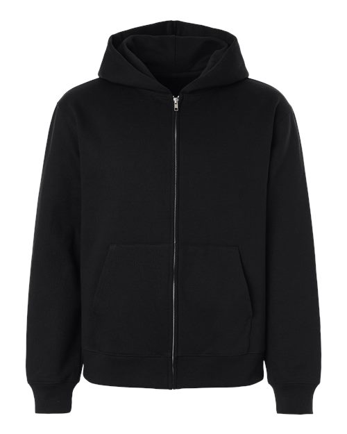 BELLA + CANVAS 4739 Unisex 10 oz Full-Zip Hoodie Sweatshirt in Black