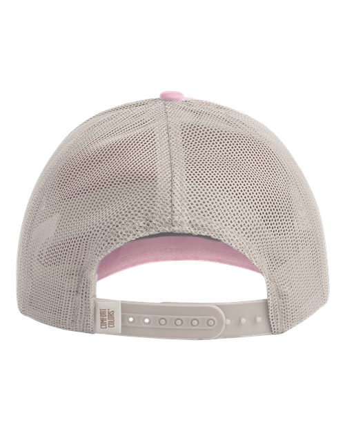 Comfort Colors CCST0 Sunwashed Trucker Cap in Blossom
